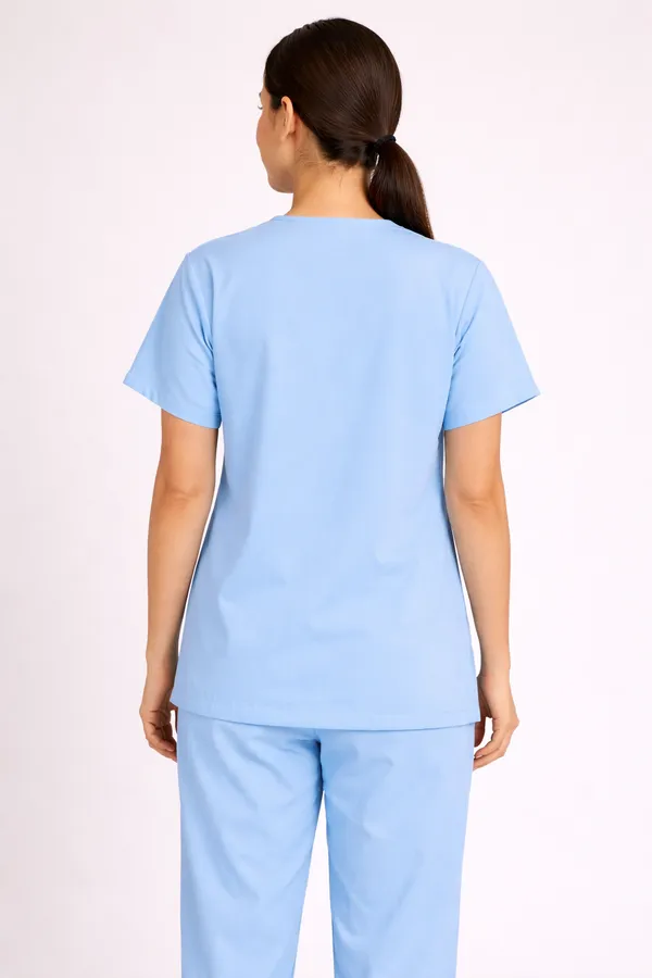 Sky_Blue_Front-Open_Patient_Kurta-Pajama_|_Unisex_|_Free_Size_|_Comfortable,_Accessible_And_Durable