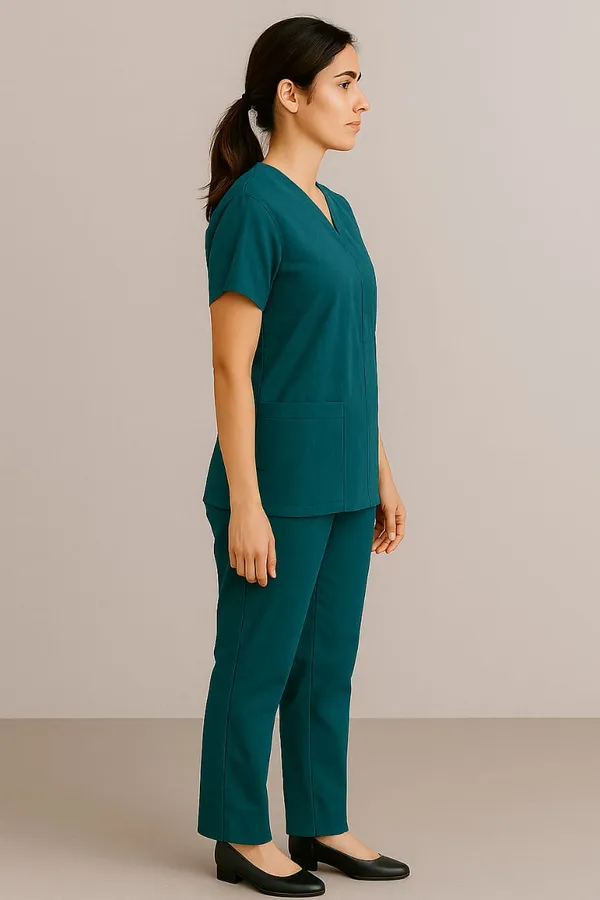 Turquoise_Blue_Premium_Scrub_Suits_|_Unisex_|_Polycotton,_Stylish,_Comfortable_|_Ideal_For_Health_care_Professionals_|_Sizes_S-2XL
