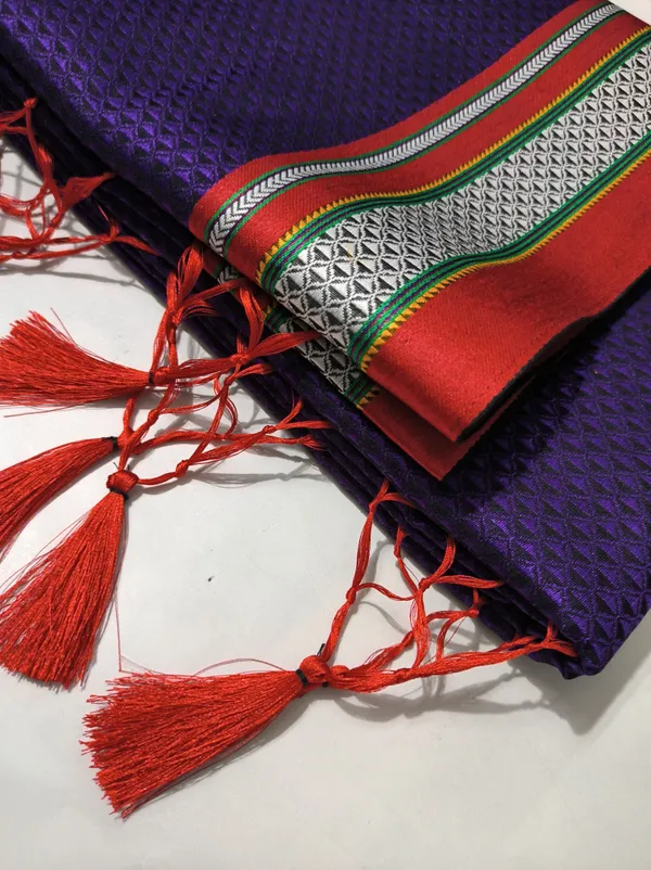 Multicolor_Cotton_Blend_Woven_Blend_Ilkal_Saree_With_Unstitched_Blouse_Piece_For_Women