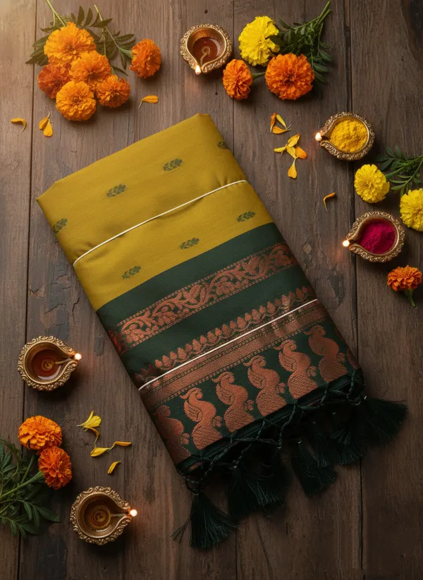Devdas_Pure_Kalyani_Cotton_Saree_With_Unstitched_Blouse_Piece_For_Women