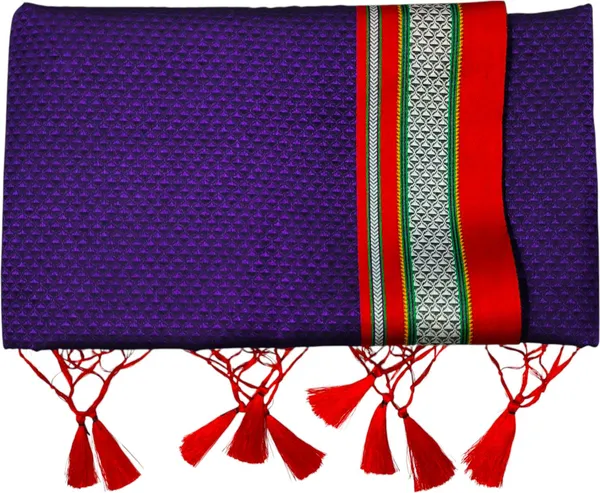 Multicolor_Cotton_Blend_Woven_Ilkal_Saree_With_Unstitched_Blouse_Piece_For_Women
