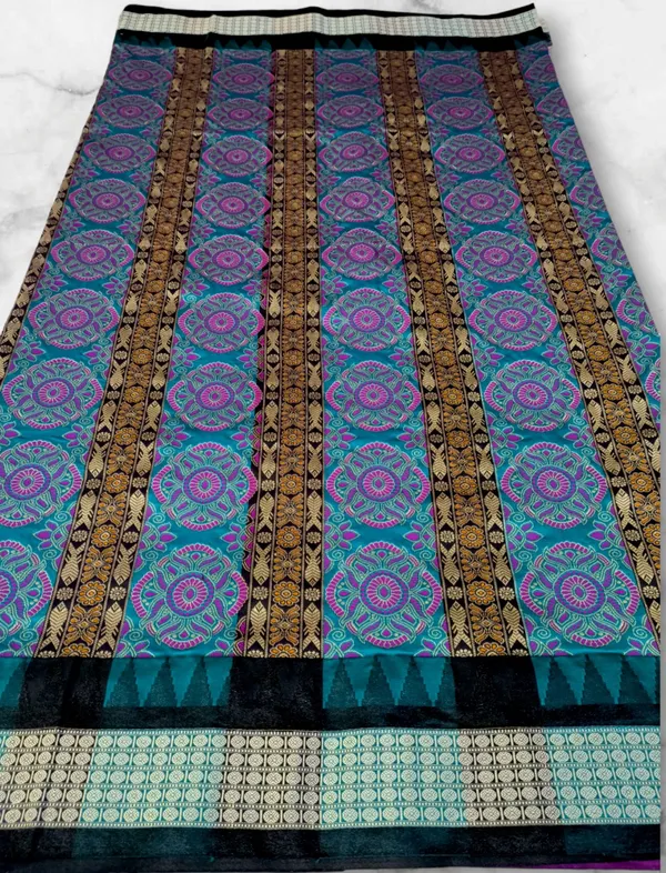 Pink_Jacquard_Woven_Pure_Sambalpuri_Saree_With_Unstitched_Blouse_Piece_For_Women
