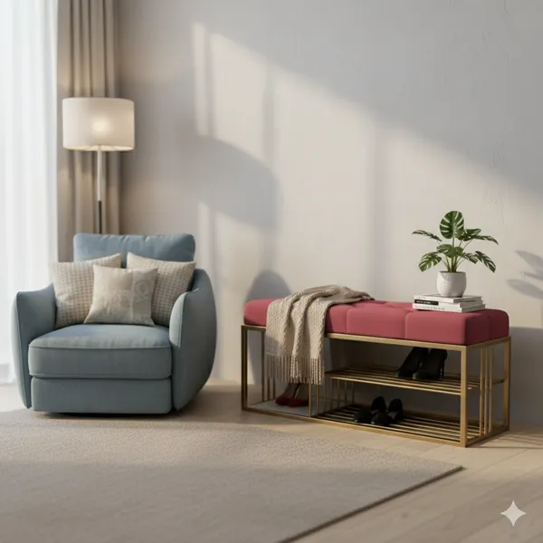 Pink_Modern_Upholstered_Entryway_Bench_with_Shoe_Storage
