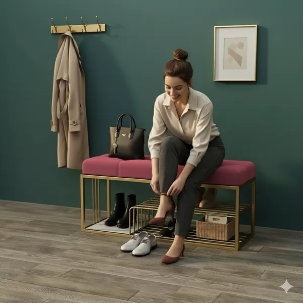 Pink_Modern_Upholstered_Entryway_Bench_with_Shoe_Storage