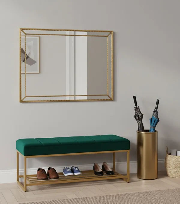 The_Rowe_Shoe_Rack_Bench_-_Forest_Green_|_PixiePine