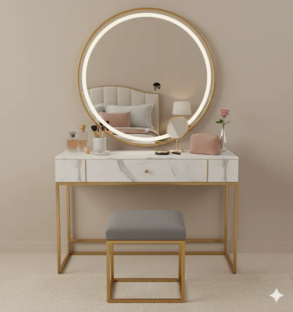 Gray_Luxe_Velvet_Stool,_Elegant_Gold_Wrought_Iron_Base,_Soft_Designer_Seating,Grey