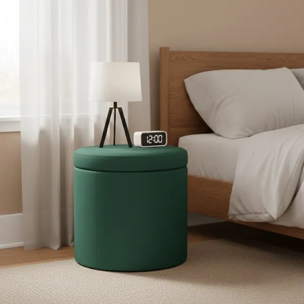 The_Haven_Storage_Ottoman_-_Forest_Green_|_PixiePine