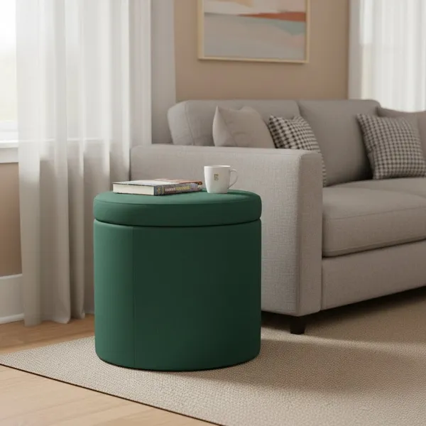 The_Haven_Storage_Ottoman_-_Forest_Green_|_PixiePine