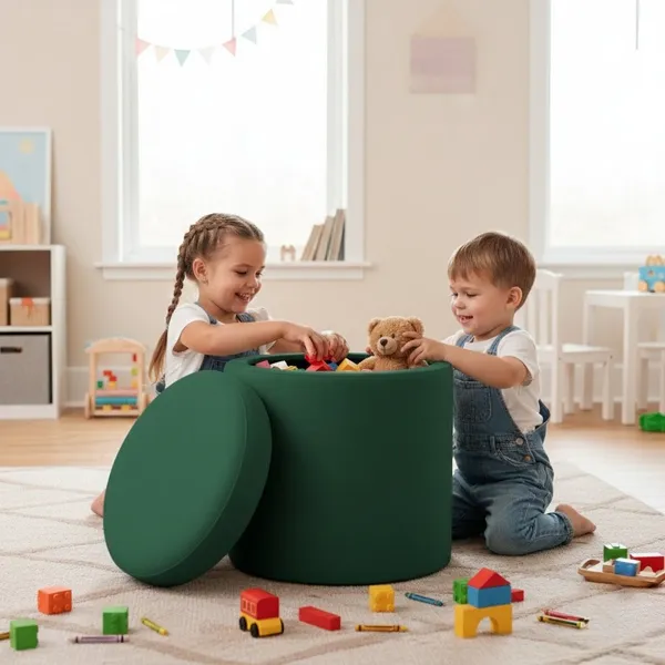 The_Haven_Storage_Ottoman_-_Forest_Green_|_PixiePine