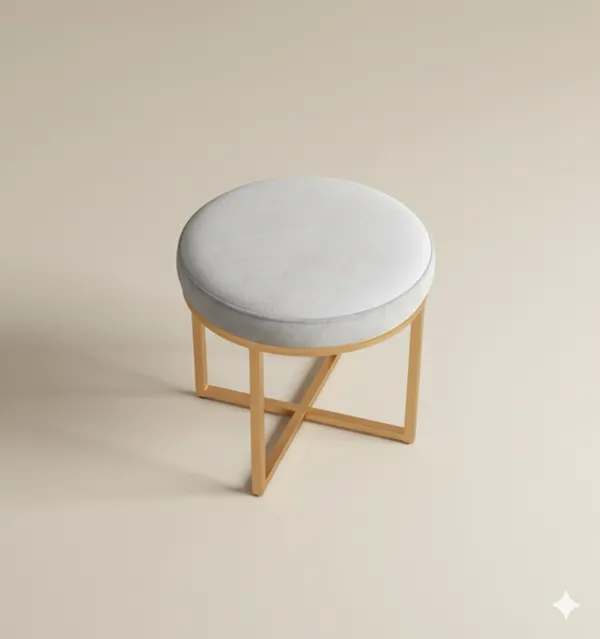 White_Modern_Glam_Velvet_Stool,_Perfect_for_Bedroom_and_Accent_Seating,_Off_White