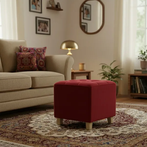 Compact_Upholstered_Ottoman_Pouf_|_12_x_12_Inch_Multipurpose_Footstool_for_Living_Room,_Bedroom_&_Dressing_Area