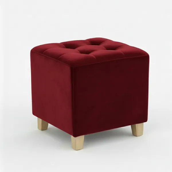 Compact_Upholstered_Ottoman_Pouf_|_12_x_12_Inch_Multipurpose_Footstool_for_Living_Room,_Bedroom_&_Dressing_Area