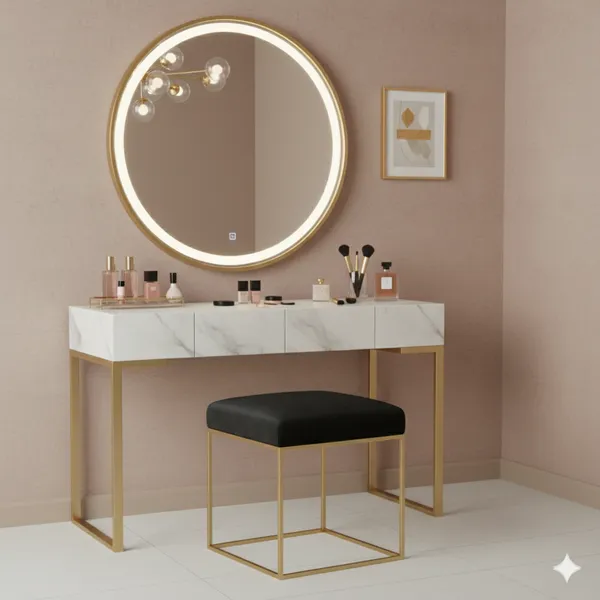 Black_Luxe_Velvet_Stool,_Elegant_Gold_Wrought_Iron_Base,_Soft_Designer_Seating,_Black