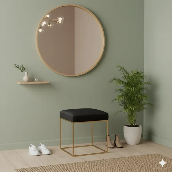 Black_Luxe_Velvet_Stool,_Elegant_Gold_Wrought_Iron_Base,_Soft_Designer_Seating,_Black
