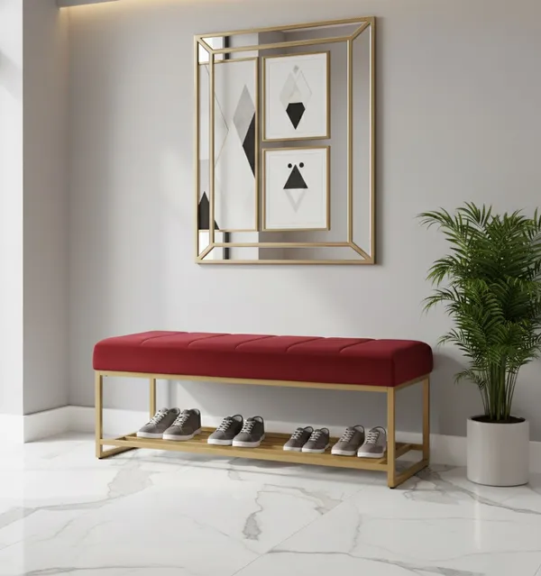 The_Rowe_Shoe_Rack_Bench_-_Crimson_Red_|_PixiePine