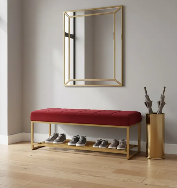 The_Rowe_Shoe_Rack_Bench_-_Crimson_Red_|_PixiePine