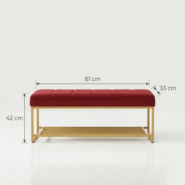 The_Rowe_Shoe_Rack_Bench_-_Crimson_Red_|_PixiePine