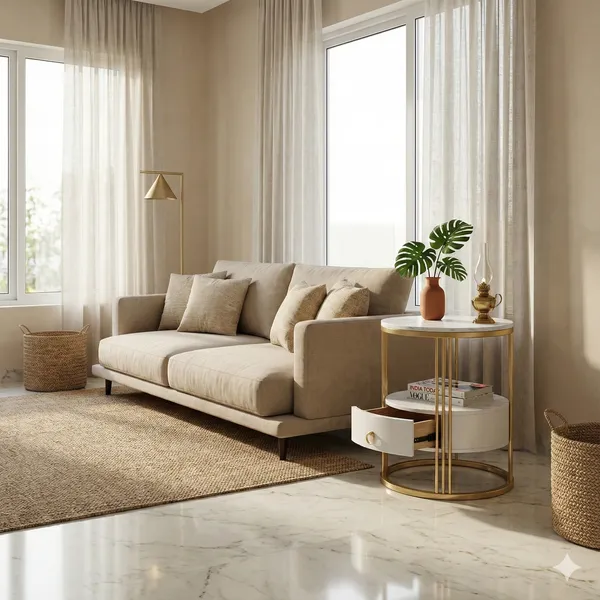 Modern_Round_Side_Table_with_Storage_Drawer_|_Marble_Top_Accent_Table