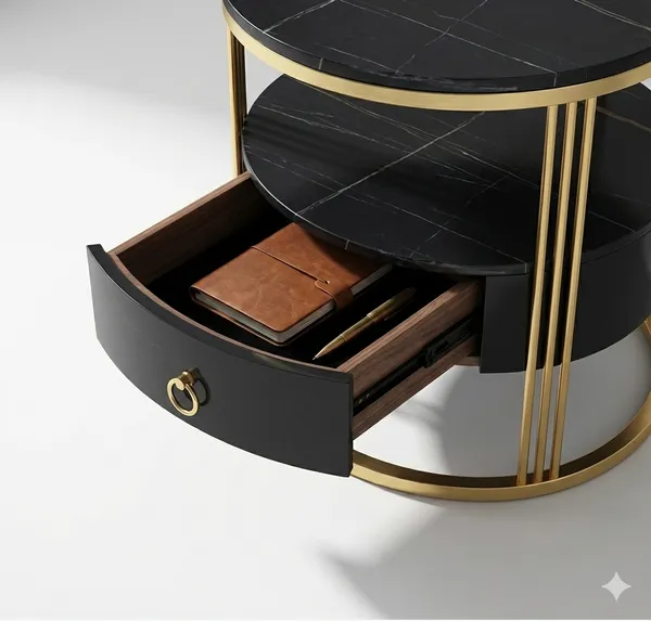 Modern_Round_Side_Table_with_Storage_Drawer_|_Marble_Top_Accent_Table
