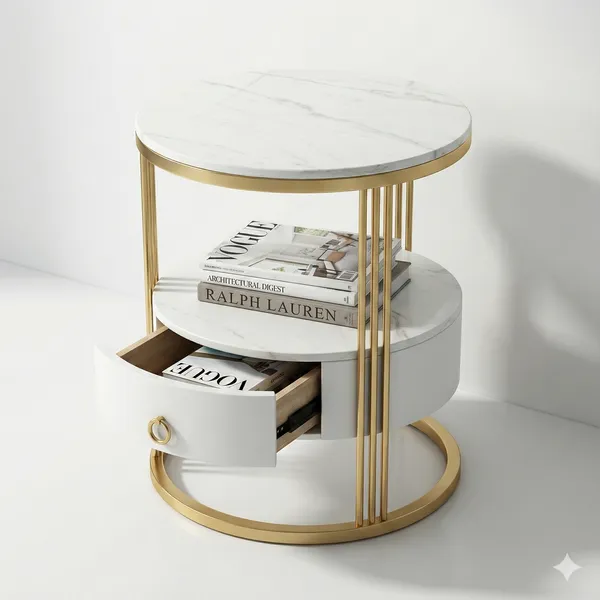 Modern_Round_Side_Table_with_Storage_Drawer_|_Marble_Top_Accent_Table