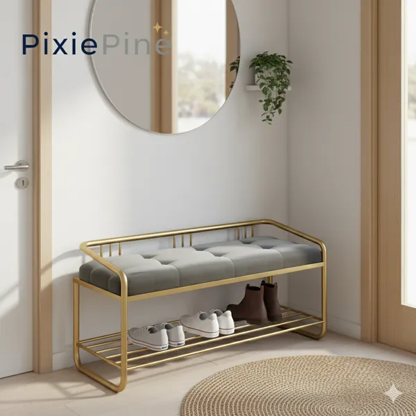 Multipurpose_Shoe_Rack_Bench_with_Cushioned_Seat_|_Metal_Frame_Entryway_Storage_Bench_for_Home,_Living_Room_&_Bedroom
