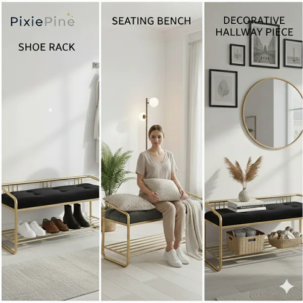 Multipurpose_Shoe_Rack_Bench_with_Cushioned_Seat_|_Metal_Frame_Entryway_Storage_Bench_for_Home,_Living_Room_&_Bedroom