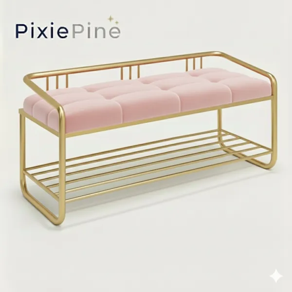 Multipurpose_Shoe_Rack_Bench_with_Cushioned_Seat_|_Metal_Frame_Entryway_Storage_Bench_for_Home,_Living_Room_&_Bedroom
