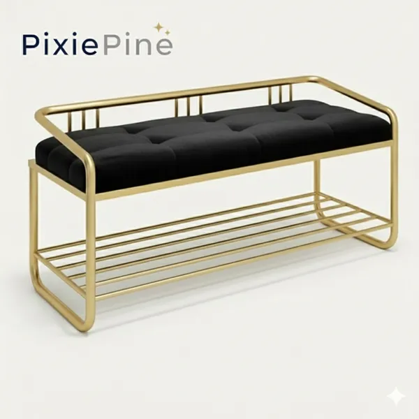 Multipurpose_Shoe_Rack_Bench_with_Cushioned_Seat_|_Metal_Frame_Entryway_Storage_Bench_for_Home,_Living_Room_&_Bedroom