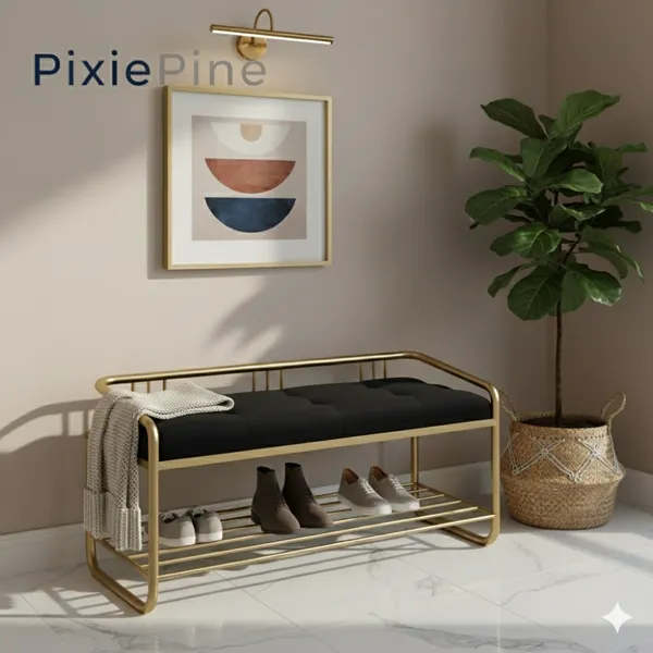 Multipurpose_Shoe_Rack_Bench_with_Cushioned_Seat_|_Metal_Frame_Entryway_Storage_Bench_for_Home,_Living_Room_&_Bedroom