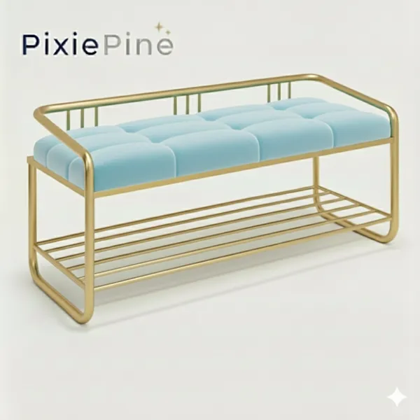 Multipurpose_Shoe_Rack_Bench_with_Cushioned_Seat_|_Metal_Frame_Entryway_Storage_Bench_for_Home,_Living_Room_&_Bedroom