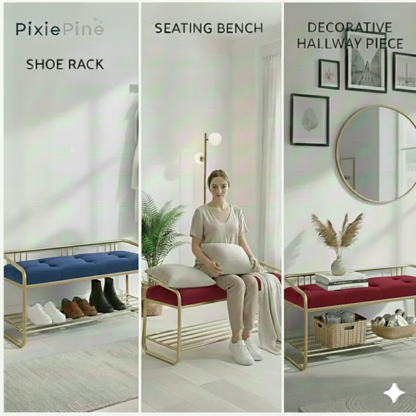Multipurpose_Shoe_Rack_Bench_with_Cushioned_Seat_|_Metal_Frame_Entryway_Storage_Bench_for_Home,_Living_Room_&_Bedroom