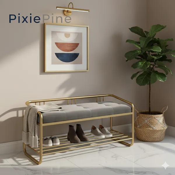 Multipurpose_Shoe_Rack_Bench_with_Cushioned_Seat_|_Metal_Frame_Entryway_Storage_Bench_for_Home,_Living_Room_&_Bedroom