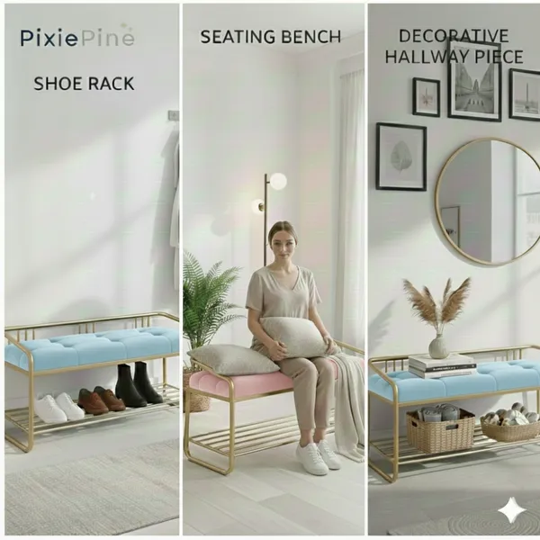 Multipurpose_Shoe_Rack_Bench_with_Cushioned_Seat_|_Metal_Frame_Entryway_Storage_Bench_for_Home,_Living_Room_&_Bedroom