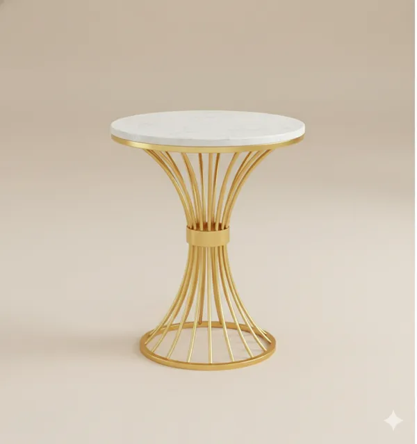 Premium_Marble_Top_Side_Table_with_Gold_Metal_Base_-_Contemporary_Round_Coffee_Table,_Decorative_Accent_Furniture