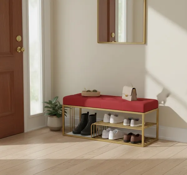 The_Pierce_Shoe_Rack_Bench_-_Crimson_Red_|_PixiePine