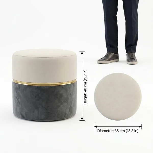 The_Demi_Ottoman_-_Pearl_White_&_Charcoal_Grey_|_PixiePine