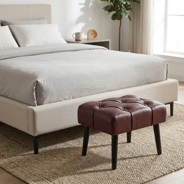 The_Loom_Footstool_-_Wine_Maroon_|_PixiePine