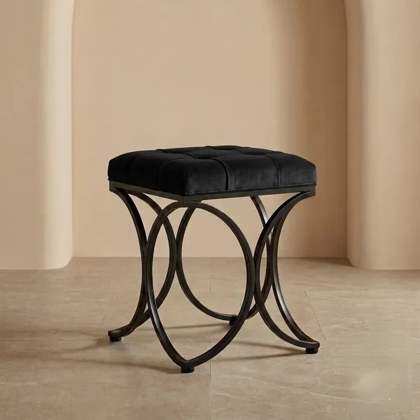 The_Lyra_Accent_Stool_-_Black_Frame,_Onyx_Black