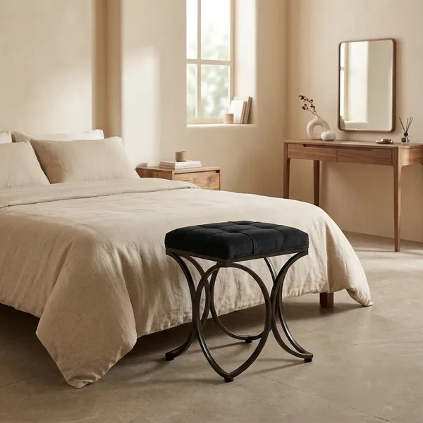 The_Lyra_Accent_Stool_-_Black_Frame,_Onyx_Black