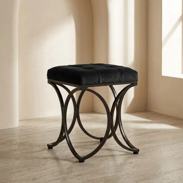 The_Lyra_Accent_Stool_-_Black_Frame,_Onyx_Black