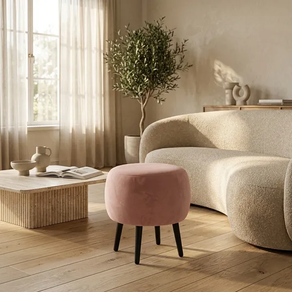 The_Seraphine_Ottoman_–_Blush_Pink,_Black_Legs_|_PixiePine