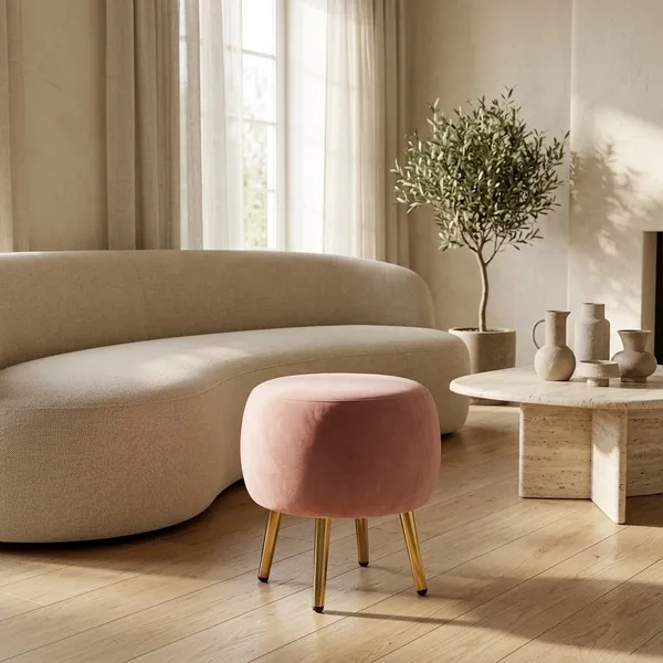 The_Seraphine_Ottoman_–_Blush_Pink,_Gold_Legs_|_PixiePine