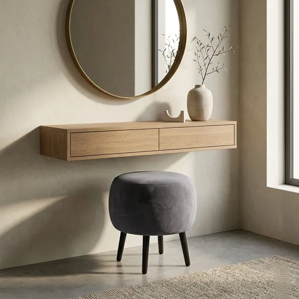 The_Seraphine_Ottoman_–_Charcoal_Grey,_Black_Legs_|_PixiePine