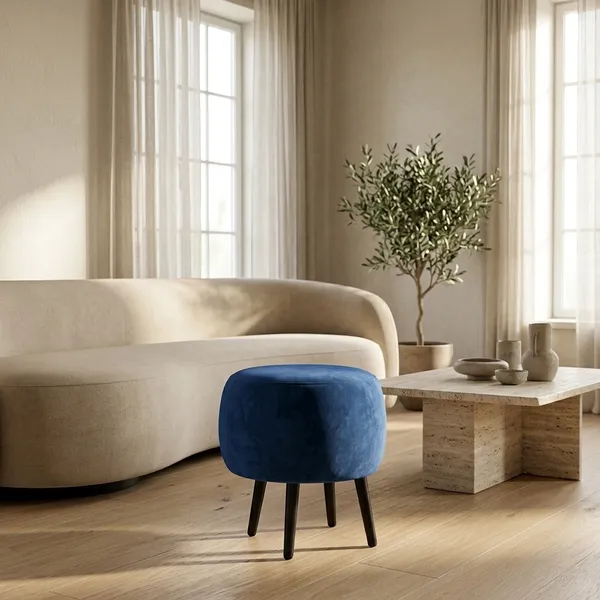 The_Seraphine_Ottoman_–_Cobalt_Blue,_Black_Legs_|_PixiePine