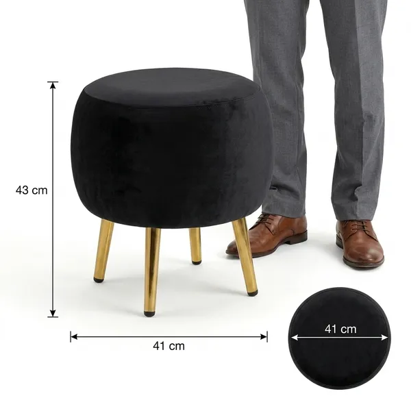 The_Seraphine_Ottoman_–_Onyx_Black,_Gold_Legs_|_PixiePine