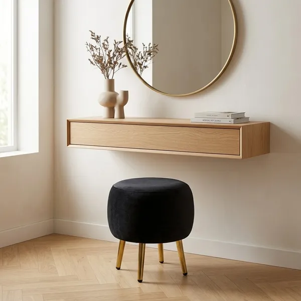 The_Seraphine_Ottoman_–_Onyx_Black,_Gold_Legs_|_PixiePine
