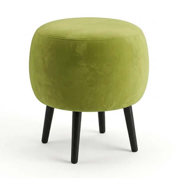 The_Seraphine_Ottoman_–_Parrot_Green,_Black_Legs_|_PixiePine