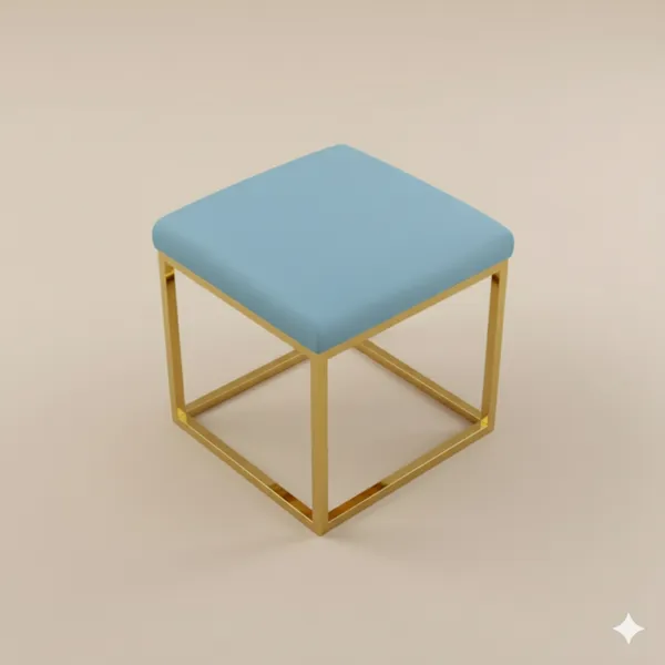 Sky_Blue_Luxe_Velvet_Stool,_Elegant_Gold_Wrought_Iron_Base,_Soft_Designer_Seating,_Sky_Blue