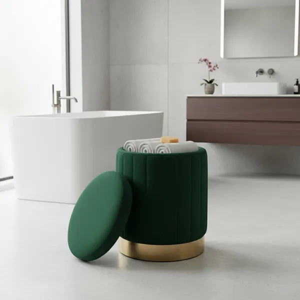 The_Cleo_Storage_Ottoman_-_Forest_Green_|_PixiePine