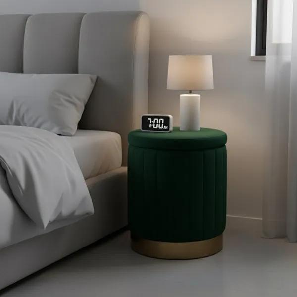 The_Cleo_Storage_Ottoman_-_Forest_Green_|_PixiePine